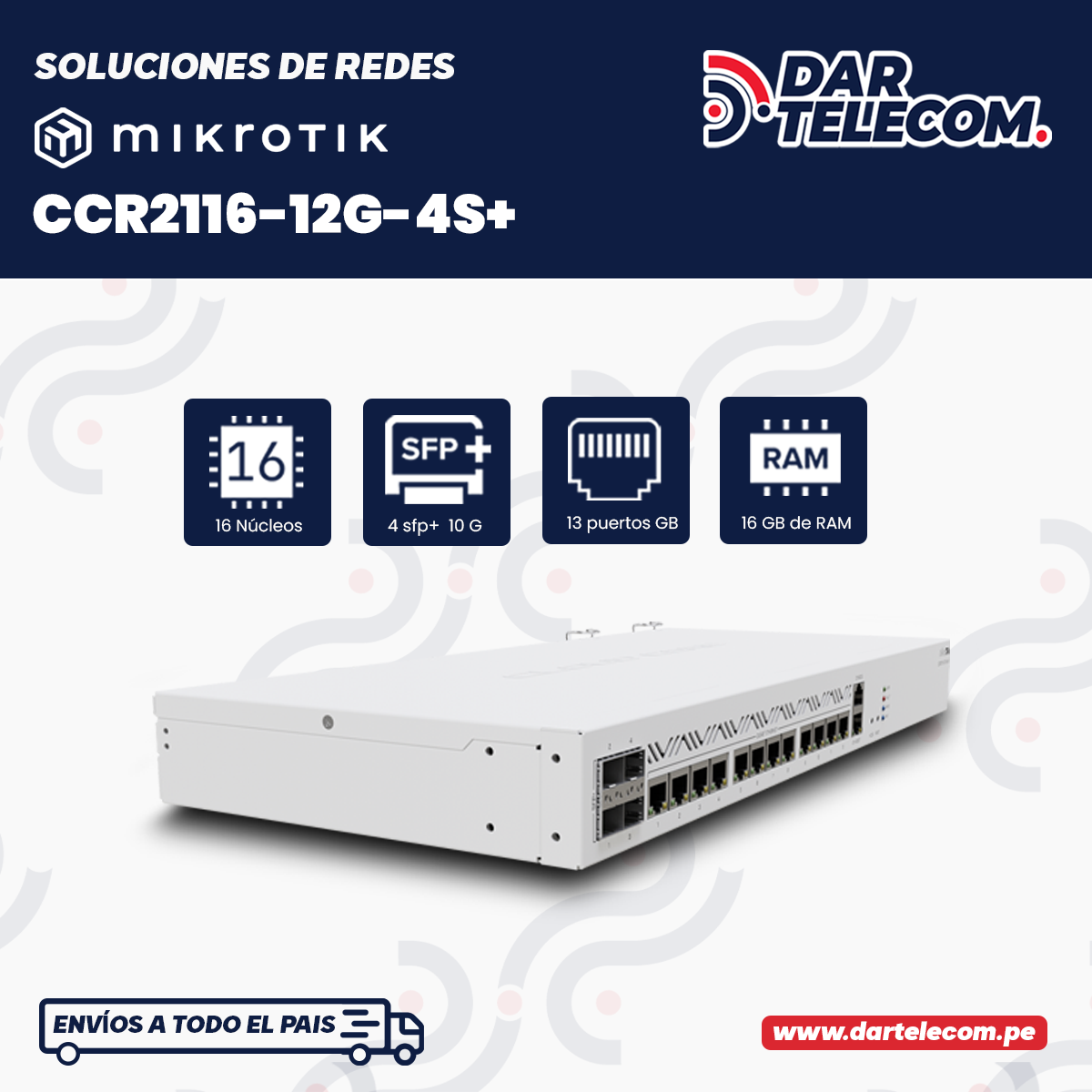 MikroTik CCR2116-12G-4S+